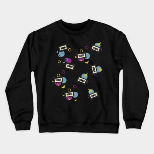 80's Retro Cassette Tape Retrowave Crewneck Sweatshirt